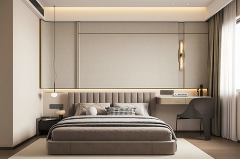 HAEDM Standard Bedroom Feature Wall Italian Style
