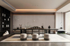 HAEDM Classical Chinese Style Sculptural Relief Feature Wall