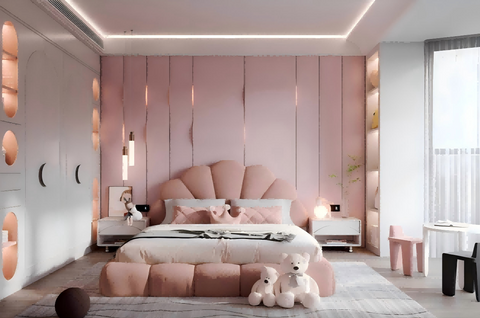 HAEDM Metal Leather Lighting Fashionable Feature Wall