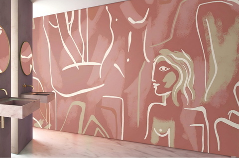 HAEDM indoor Wall Painted Decorative Moisture-Proof Wainscoting