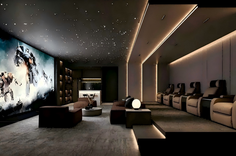 Private Home Theater Acoustic Wall System
