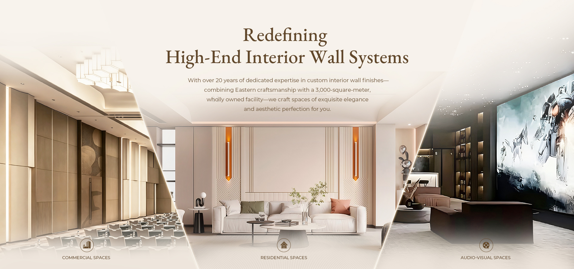 high end interior wall systems