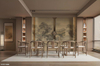 HAEDM Chinese Style 3D Metal Wall Sculptures