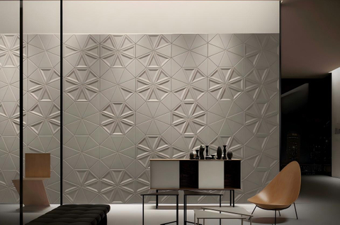 HAEDM 3D Effect Hard Upholstery Minimalist Office Wall
