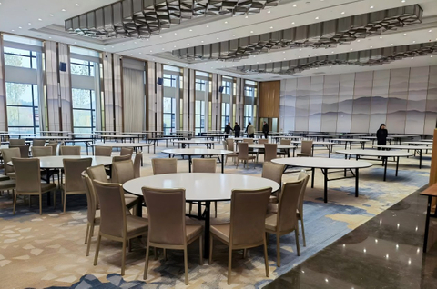 HAEDM F&B Space Fabric Ultra-High Full-Wall Design